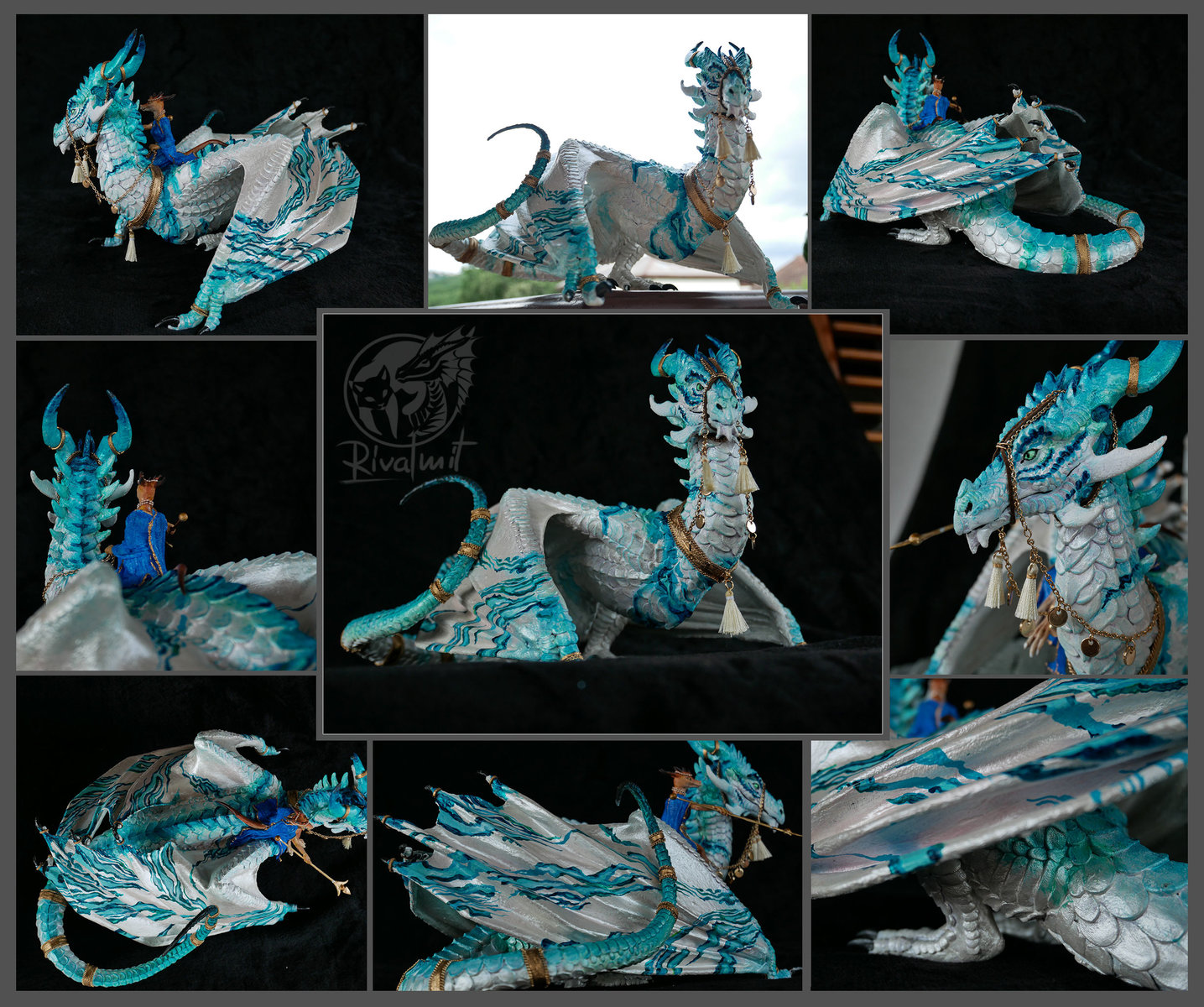 sculpture project dragon queen wyvern traditional Defender of the city-Queens mount