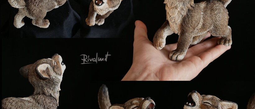 Baby howling wolf ef 25 