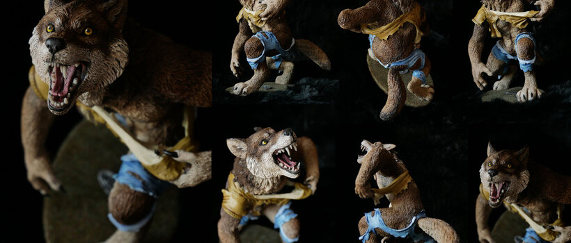 Werewolf transformation werewolf transformation sculpture