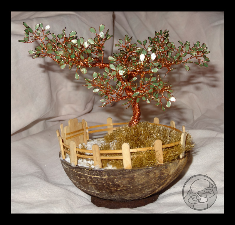 bonsai wire tree miniature sculpture Sculptures Bonsai tree Sculptures