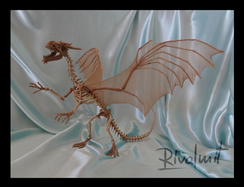 sculpture skull dragon Sculptures  Skeleton Sculptures