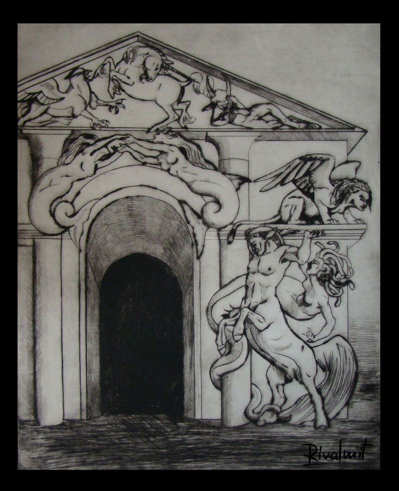 other drawing mythology centaur naga unicorn harpy medusa mermaid Other  Gateway to unknown  Other