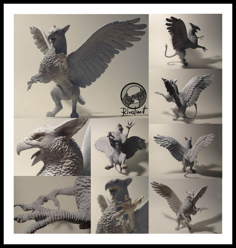 sculpture gryphon mythology Sculptures  Griffin sculpt Sculptures