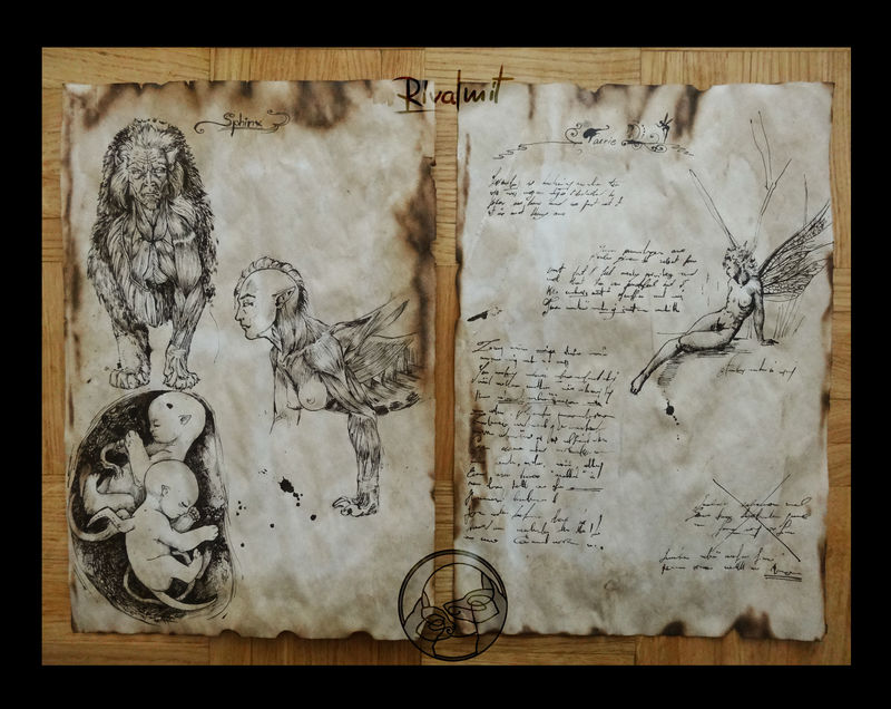 drawing sphinx mythology anthropomorphic fairy Drawings Study pages Drawings