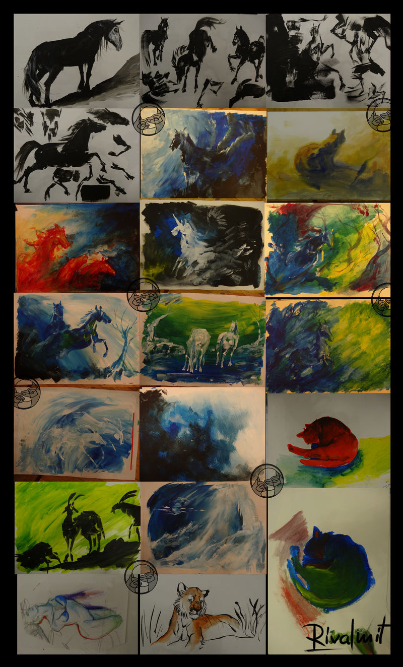 drawing random horse cat unicorn Drawings Random pictures Drawings
