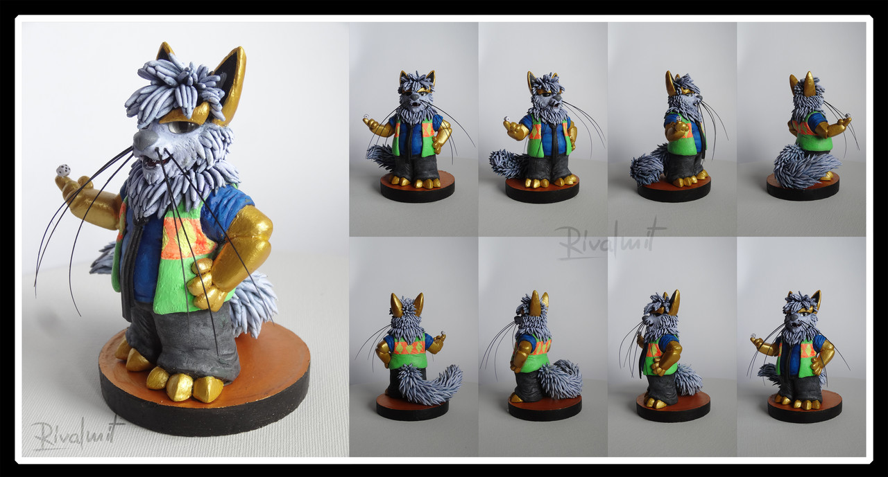 sculpture cat anthropomorphic Commission sculpture 