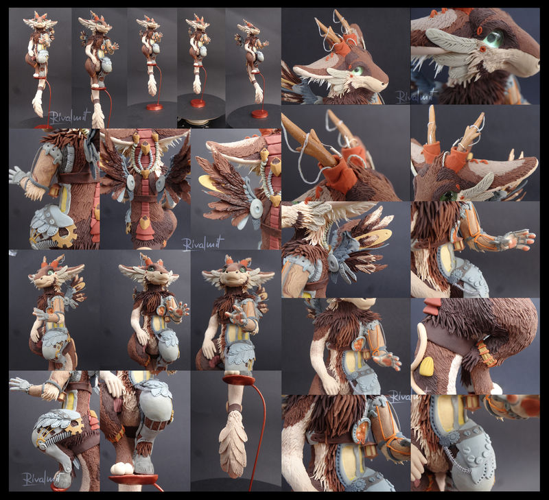 sculpture companion dragon anthropomorphic steampunk dad dutch angel dragon Sculptures  Companion Steampunk Sculptures