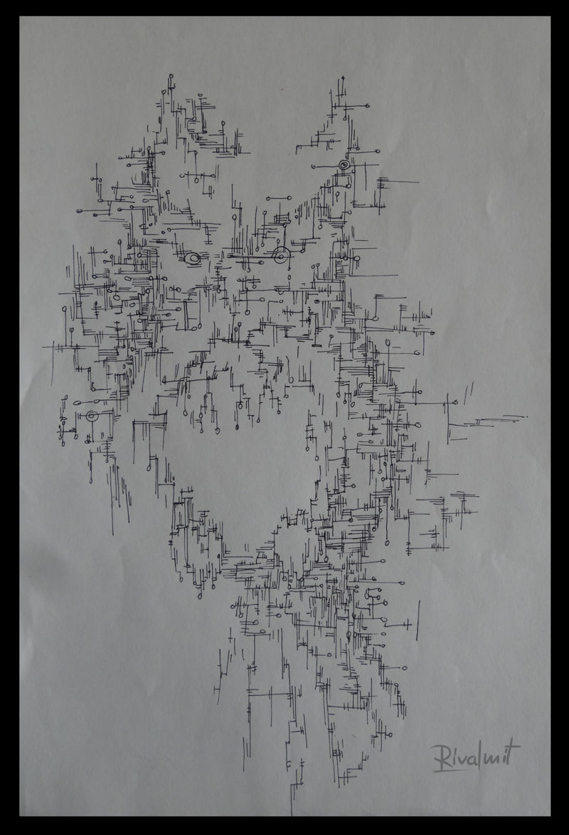 drawing owl lineart gel pen Drawings Owl Drawings