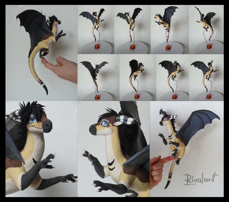 sculpture companion dragon Sculptures Commission Dragon Companion  @TartiiCat Sculptures