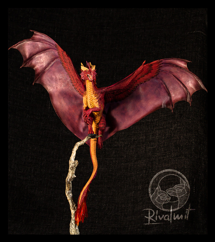 sculpture companion dragon  Companion Large dragon Akulatraxas