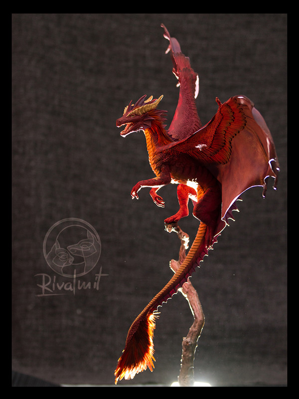 sculpture companion dragon  Companion Large dragon Akulatraxas