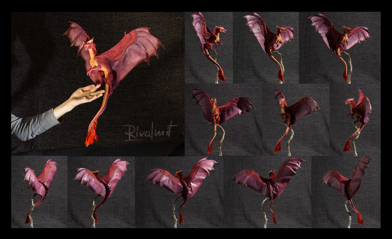 sculpture companion dragon  Companion Large dragon Akulatraxas