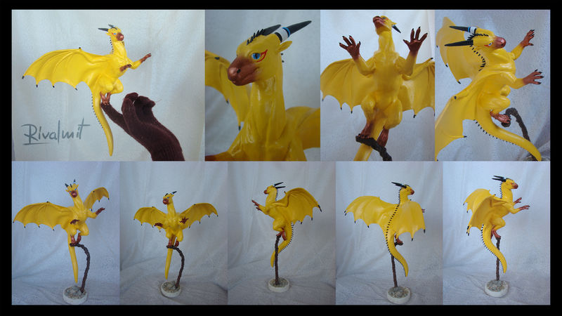 Cyrakhis Companion sculpture companion dragon