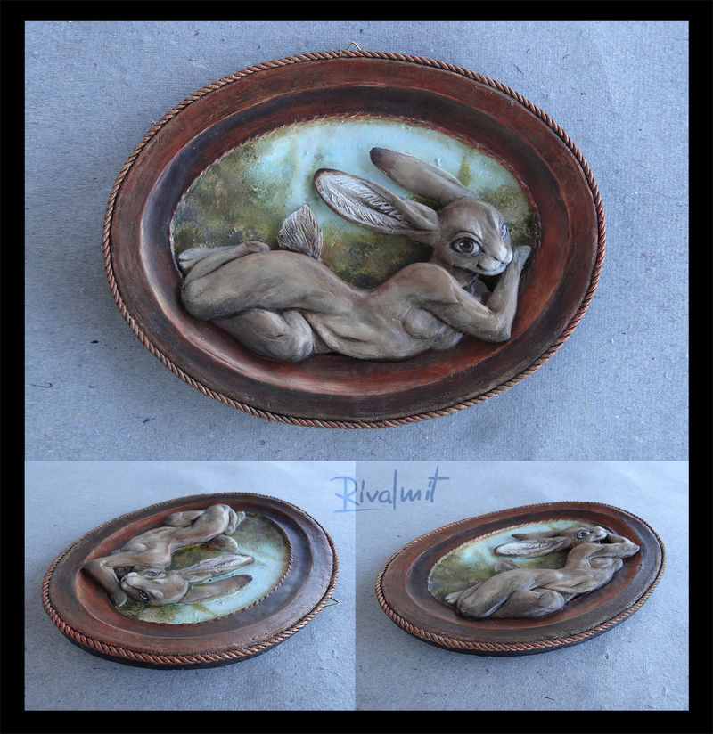 eurofurence rabbit 3d painting painting Paintings Do you dare come closer? Paintings