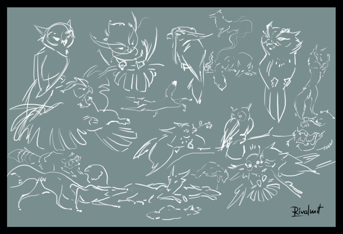 drawing sketches sphinx lion owl mythology Sketch dump