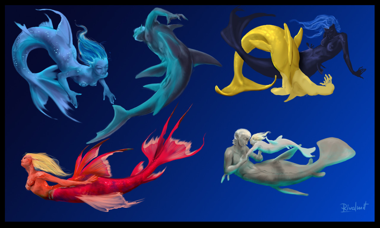mermaid merman mythology sea Mere Folk