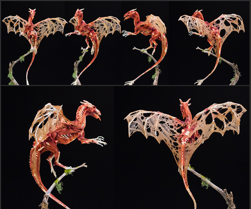 ef22 companion sculpture dragon skeleton The Price of Immortality