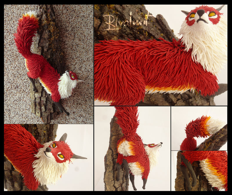 fox sculpture Sculptures Peaceful Protector of the Forest Sculptures