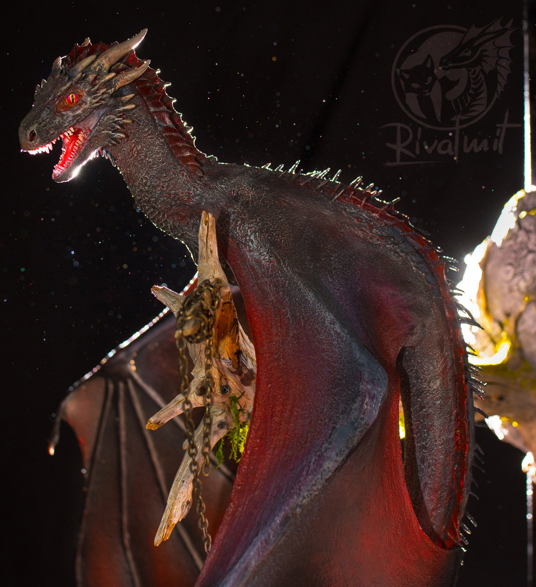 sculpture art drogon dragon wyvern got gameofthrones realistic wall sculpture Game of Thrones  Drogon 