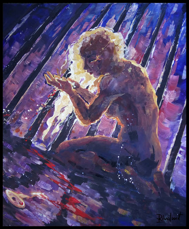 painting art acrylic canvas woman human Paintings Poetry Paintings