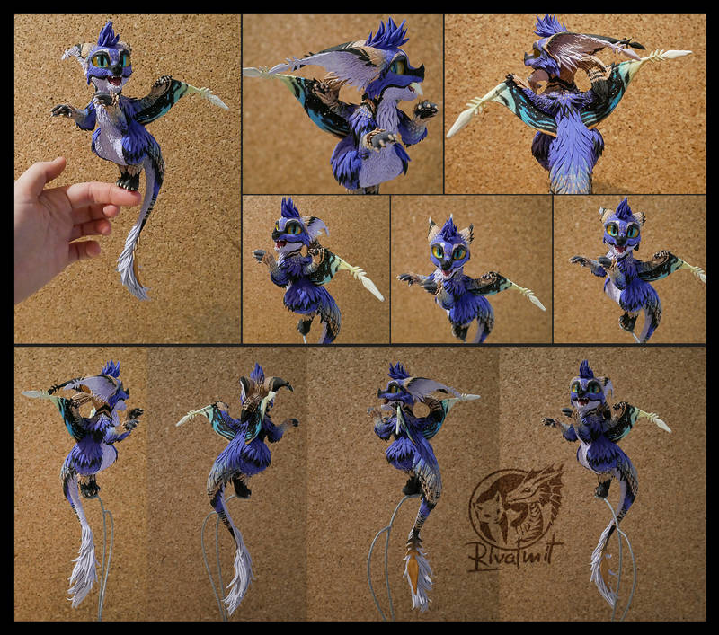 Mimicco  sculpture commission companion dragon balanced
