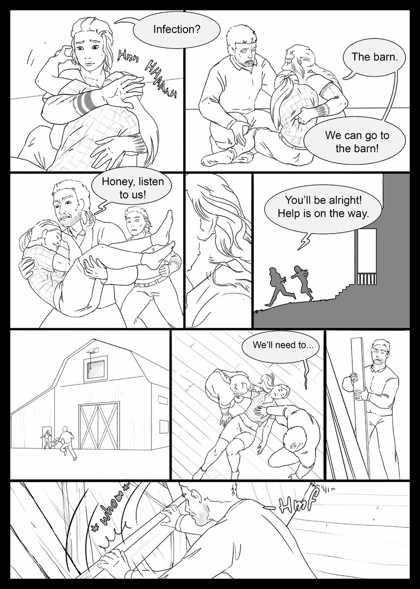 dragon transformation comic A family's strength
