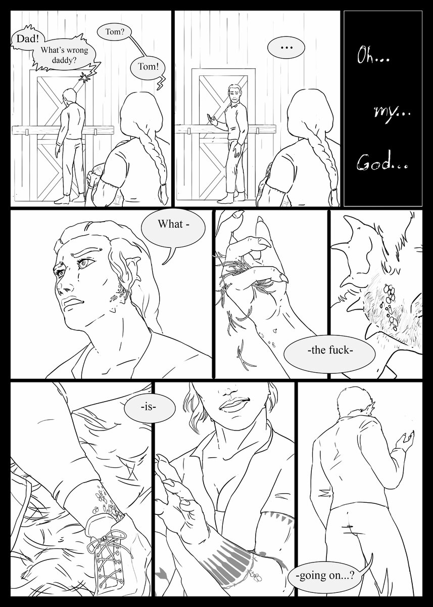 dragon transformation comic A family's strength