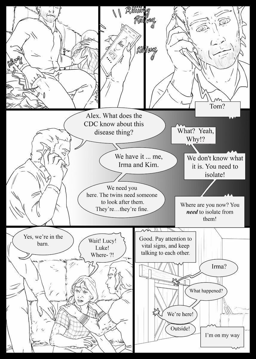 dragon transformation comic A family's strength