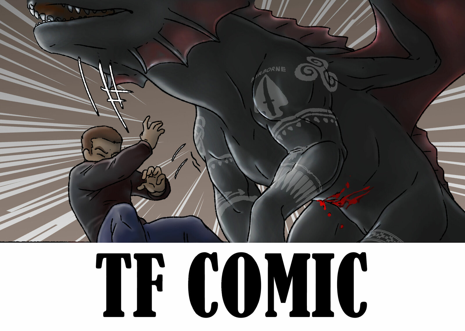 dragon transformation comic A family's strength