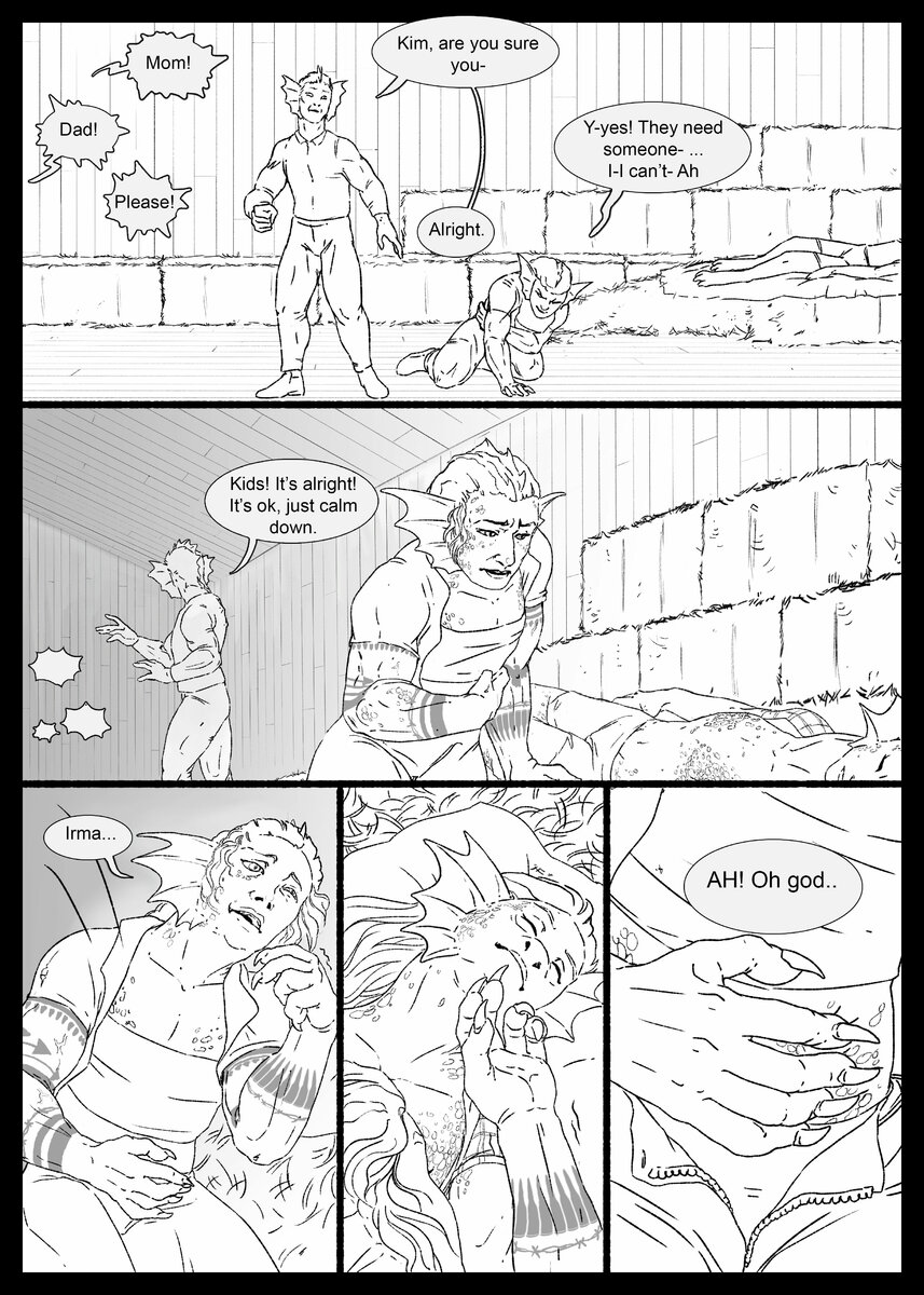 dragon transformation comic A family's strength