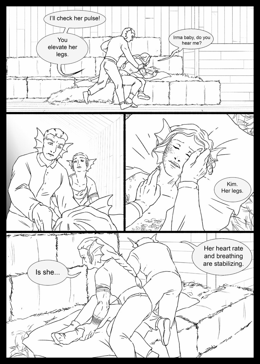 dragon transformation comic A family's strength