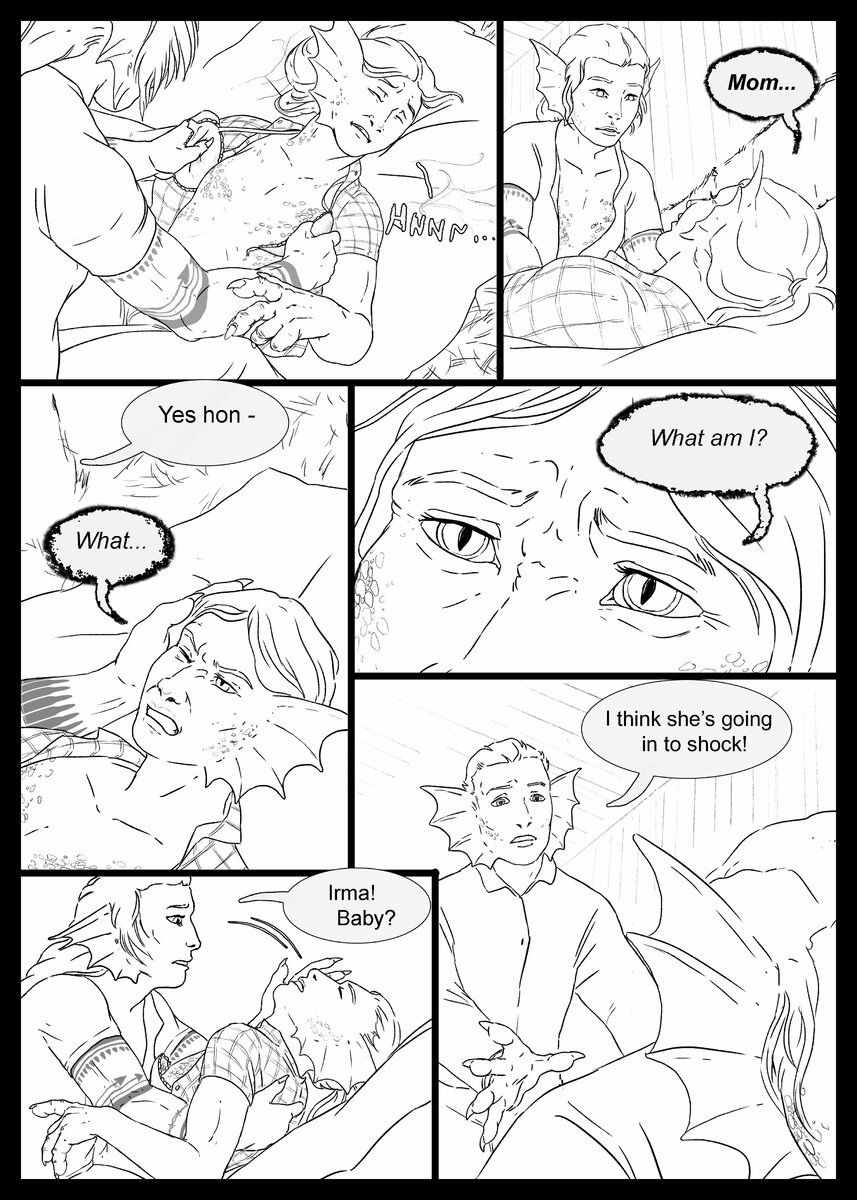 dragon transformation comic A family's strength