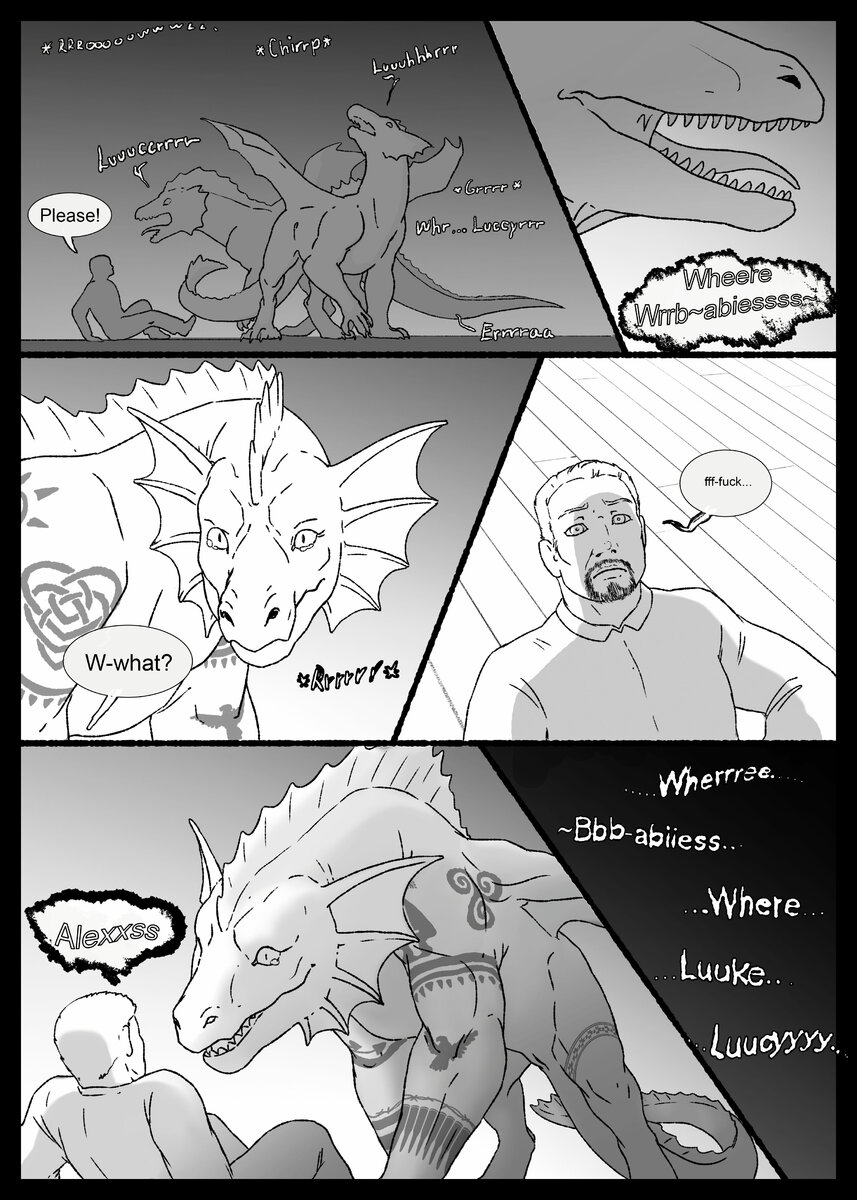 dragon transformation comic A family's strength