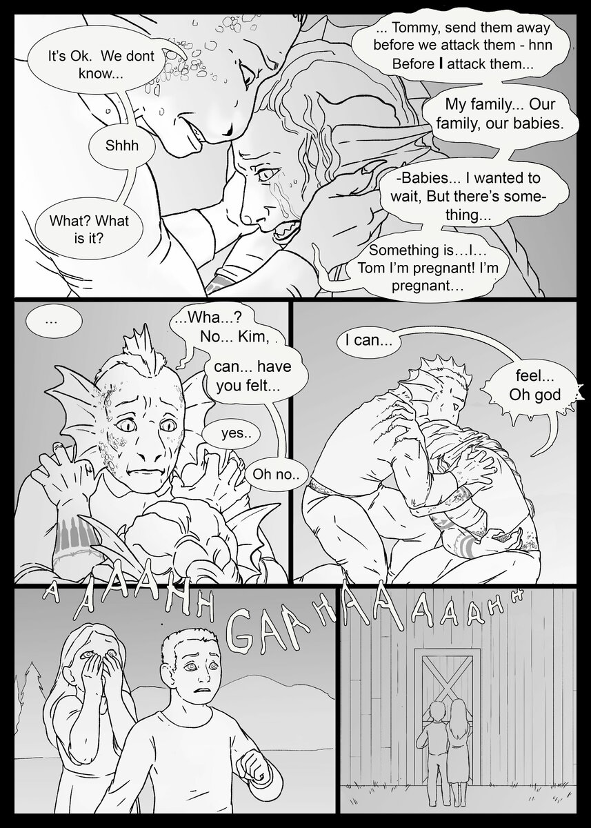 dragon transformation comic A family's strength