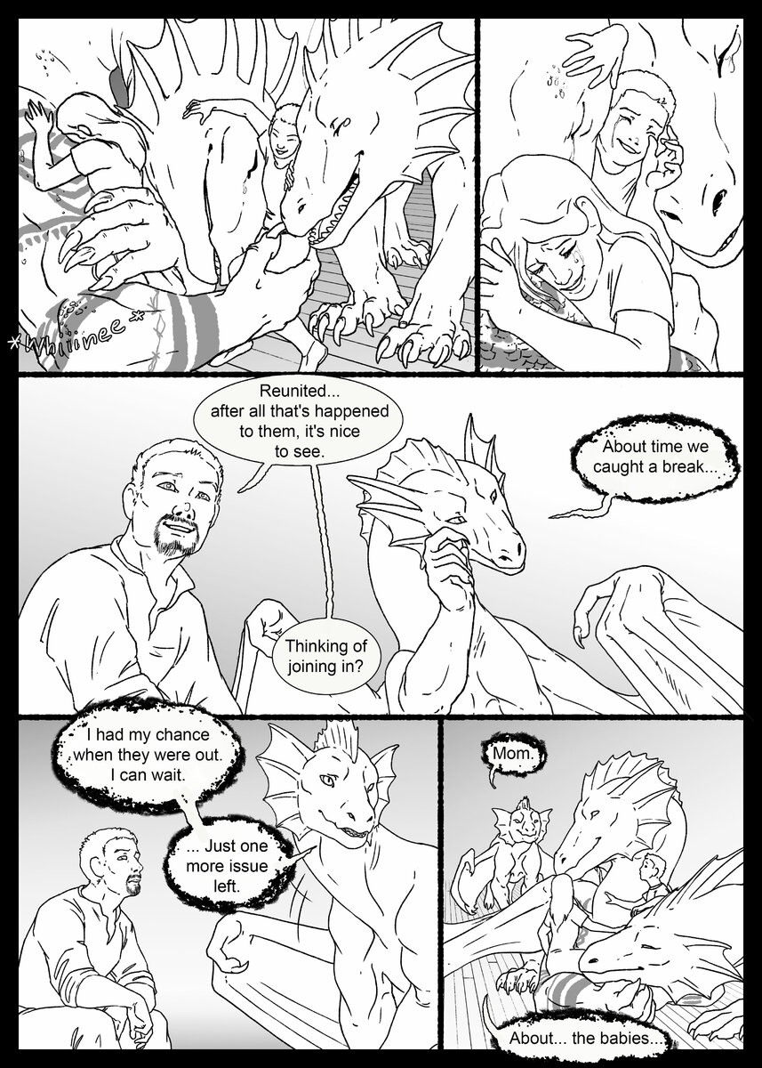 dragon transformation comic A family's strength