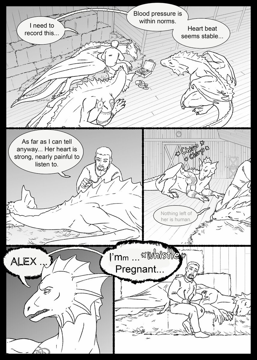dragon transformation comic A family's strength