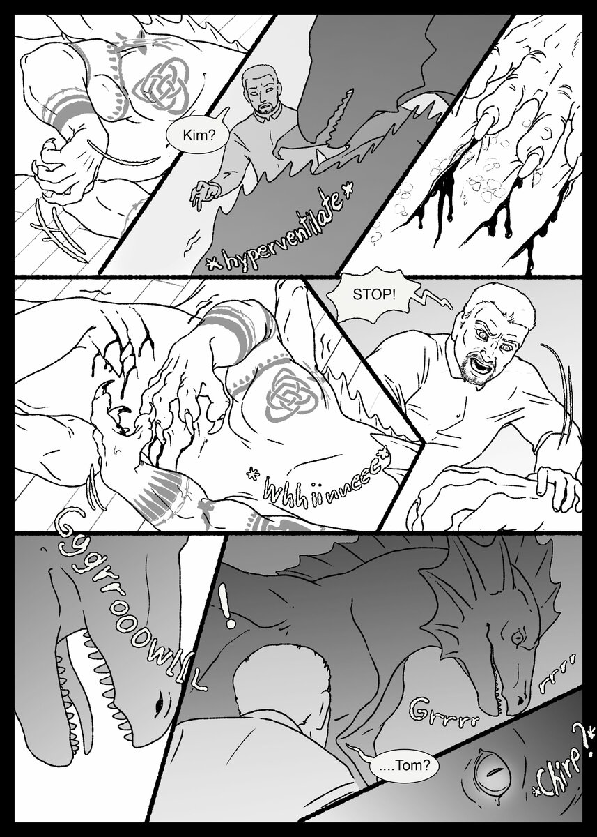 dragon transformation comic A family's strength