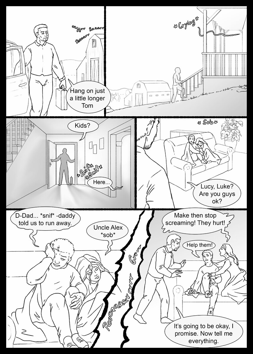 dragon transformation comic A family's strength