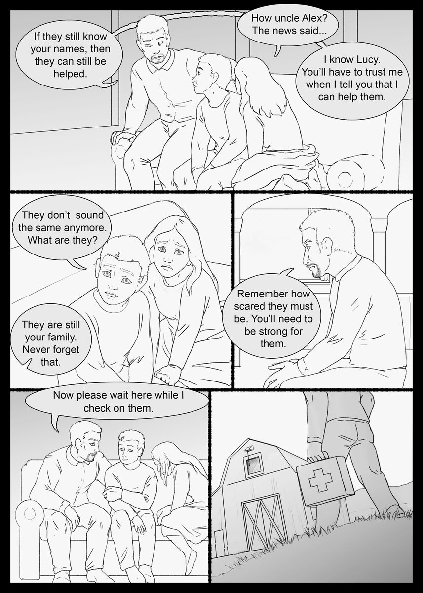 dragon transformation comic A family's strength