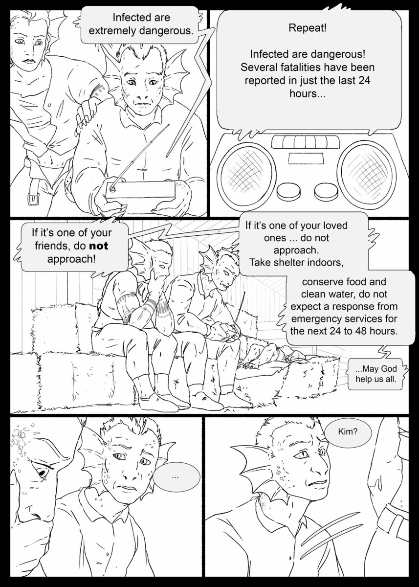 dragon transformation comic A family's strength