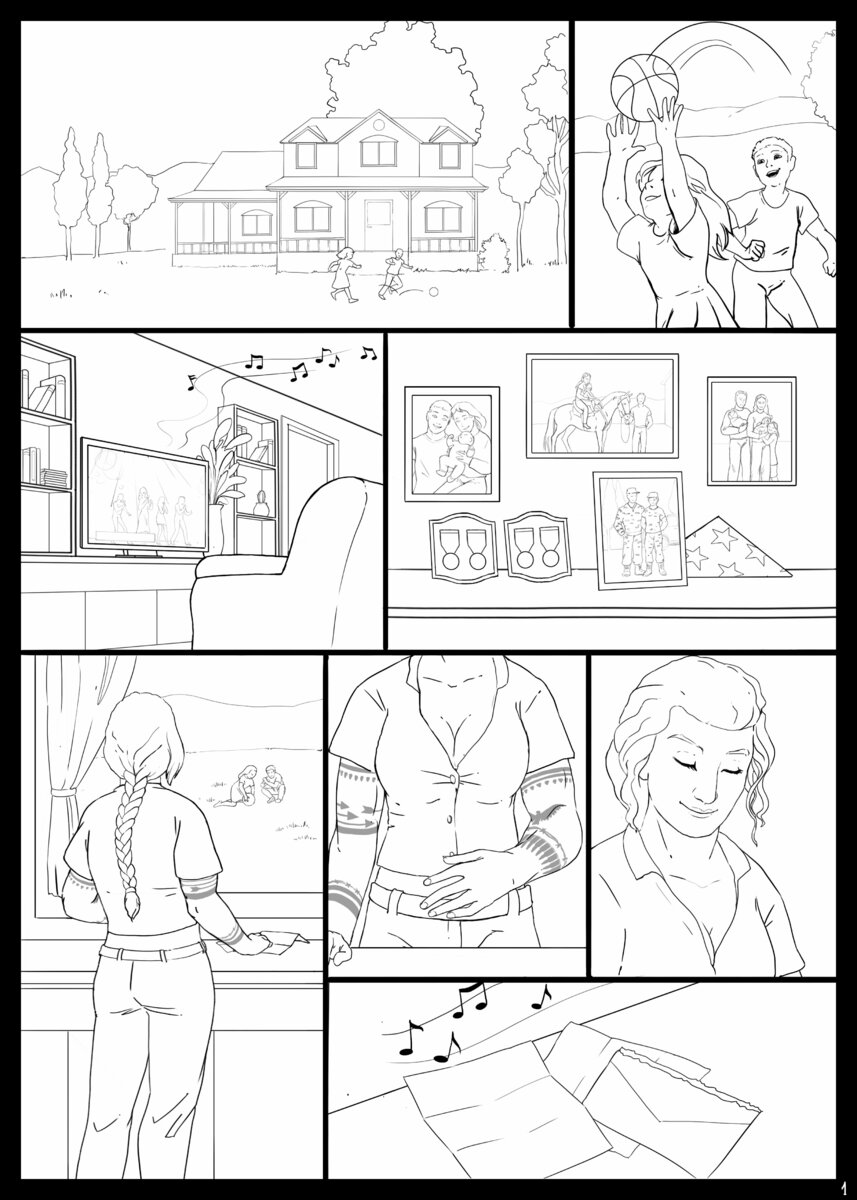 dragon transformation comic A family's strength
