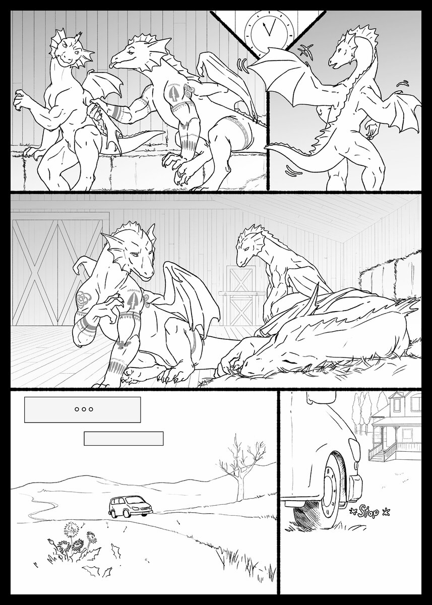 dragon transformation comic A family's strength
