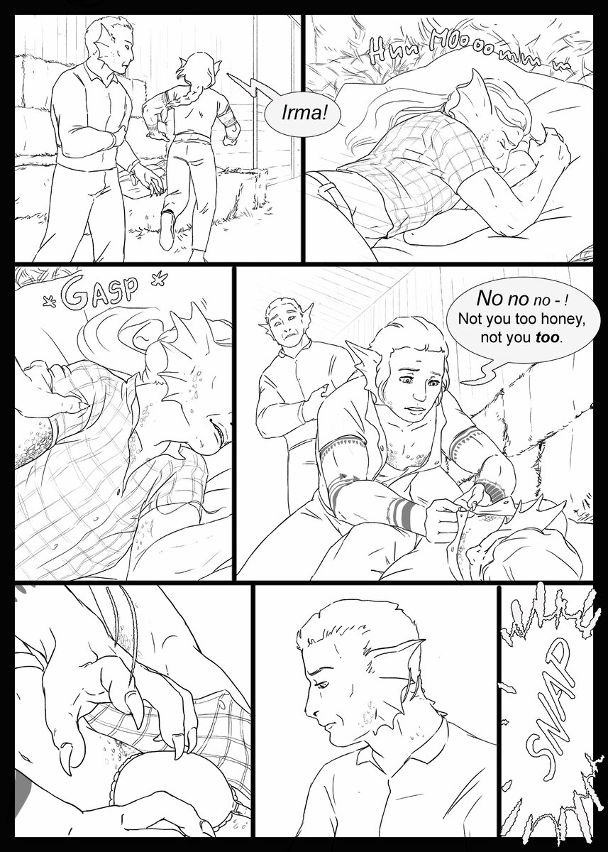dragon transformation comic A family's strength
