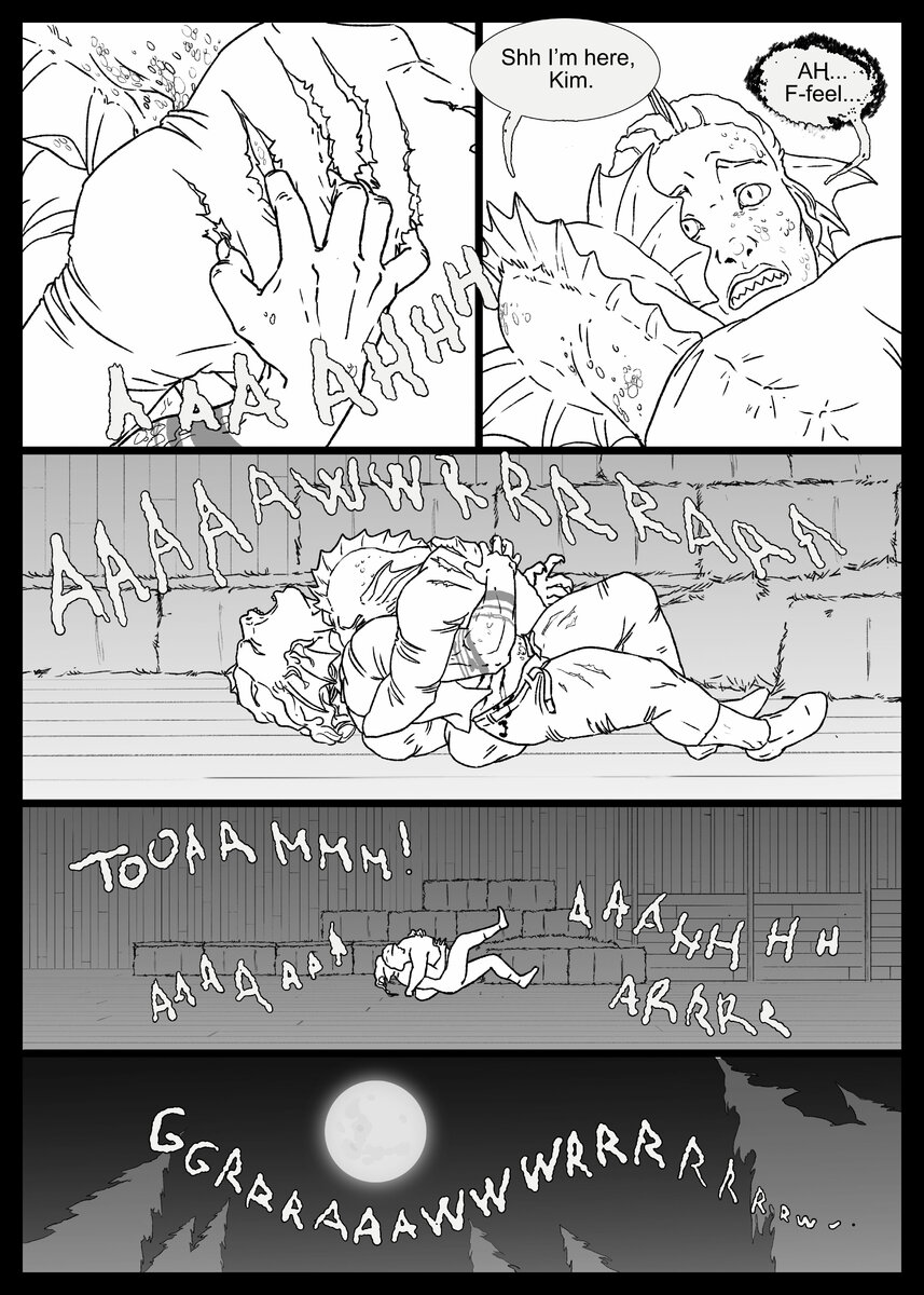 dragon transformation comic A family's strength