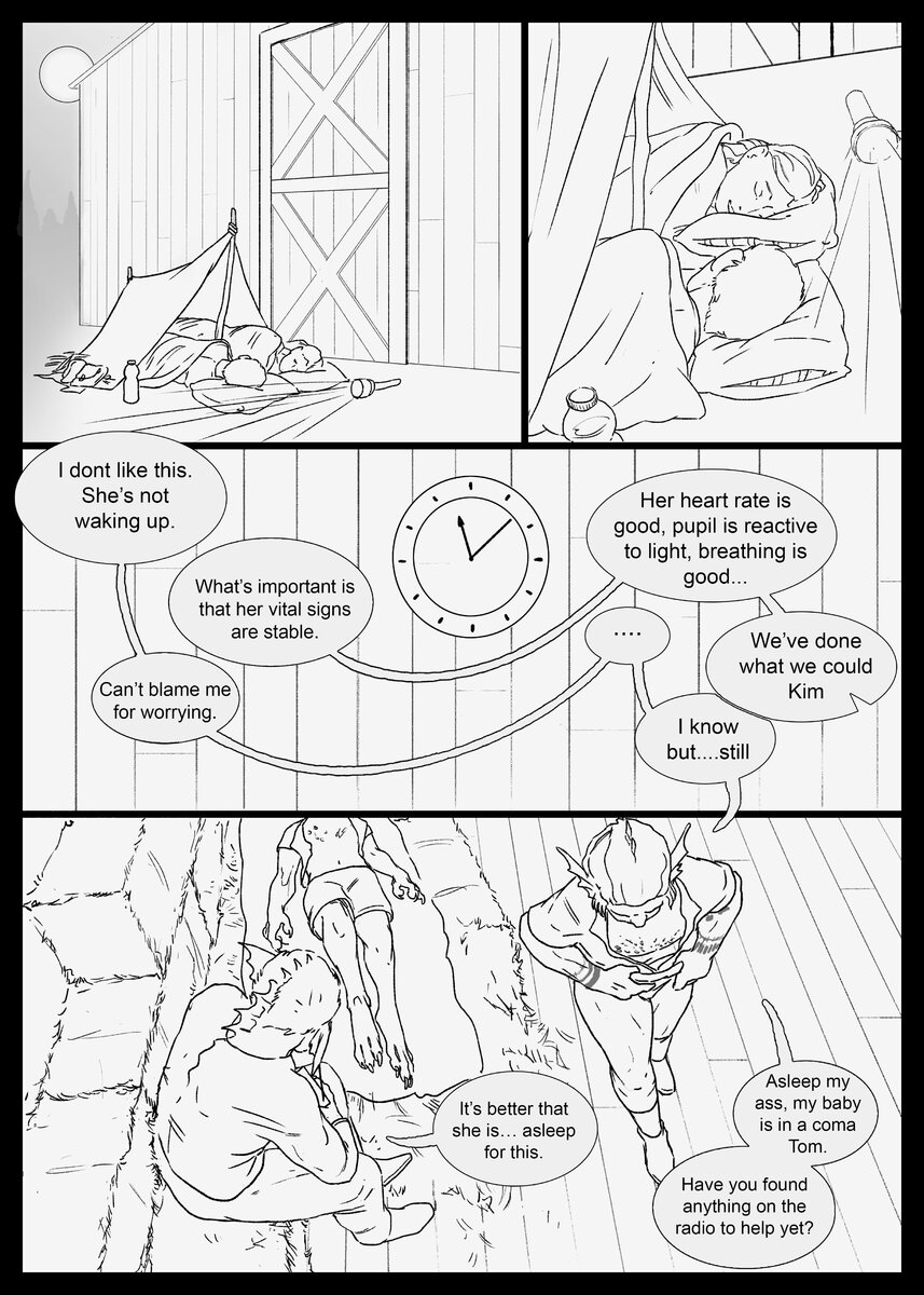 dragon transformation comic A family's strength
