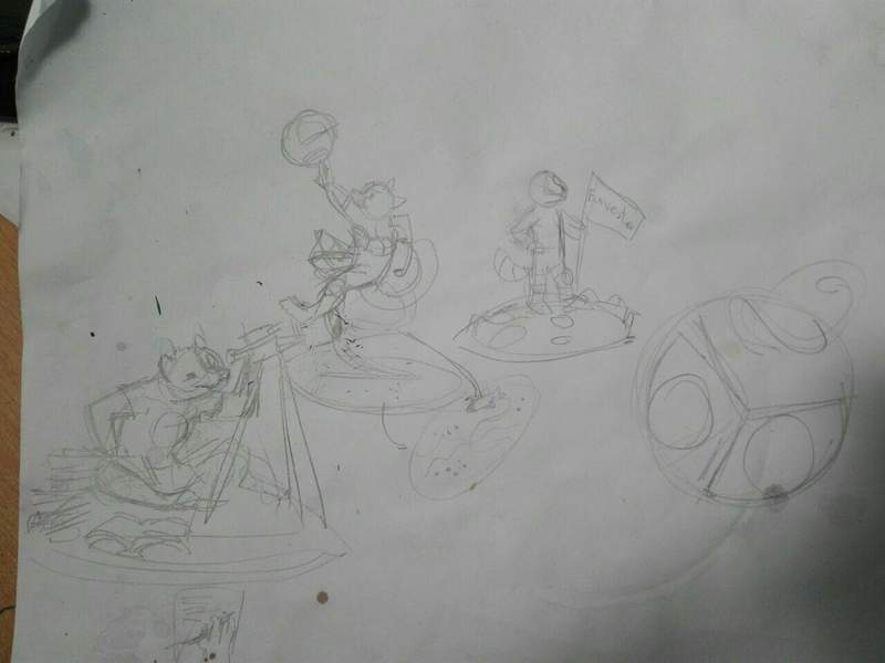 sculpture artwork furvester charity Sketches for the sculptures! Here we g! these pieces will be available in the charity auction :D @furvester