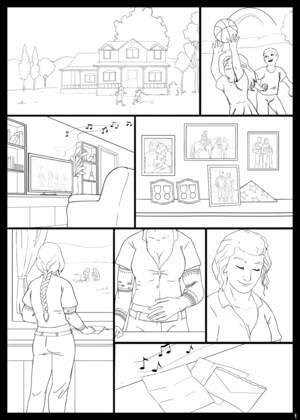 comic commission artwork dragon transformation Kim, Tom