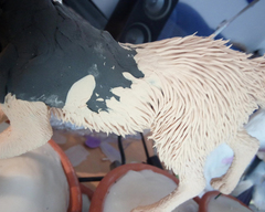 desert fox in garden deset fox fenecfox sculpture art traditional ef25 