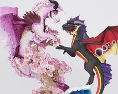 Unity sculpture artwork dragon wedding twin