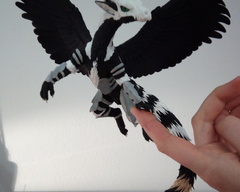 Dragoncat sculpture commission artwork